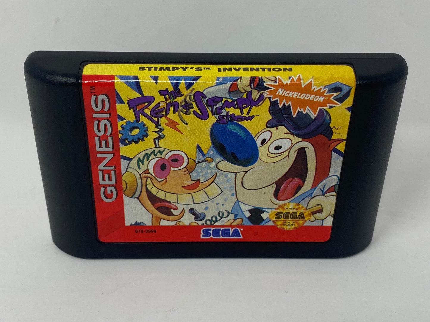 Sega Genesis - The Ren and Stimpy Show Stimpy’s Invention - Complete