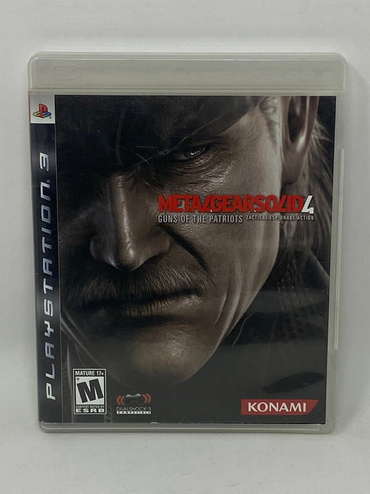 Sony PlayStation 3 PS3 - Metal Gear Solid 4: Guns of the Patriots