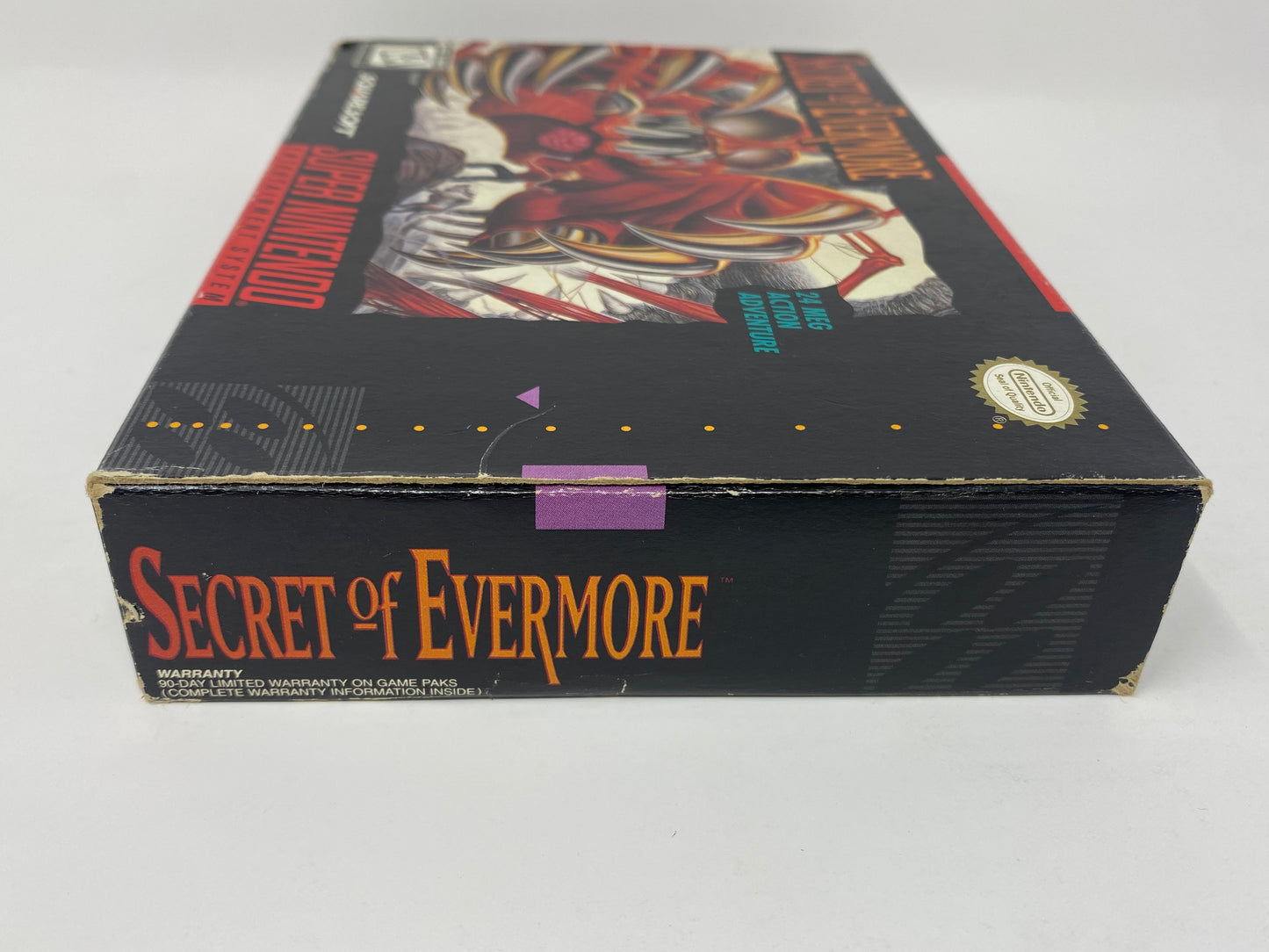 SNES Super Nintendo - Secret of Evermore - CIB Complete in Box