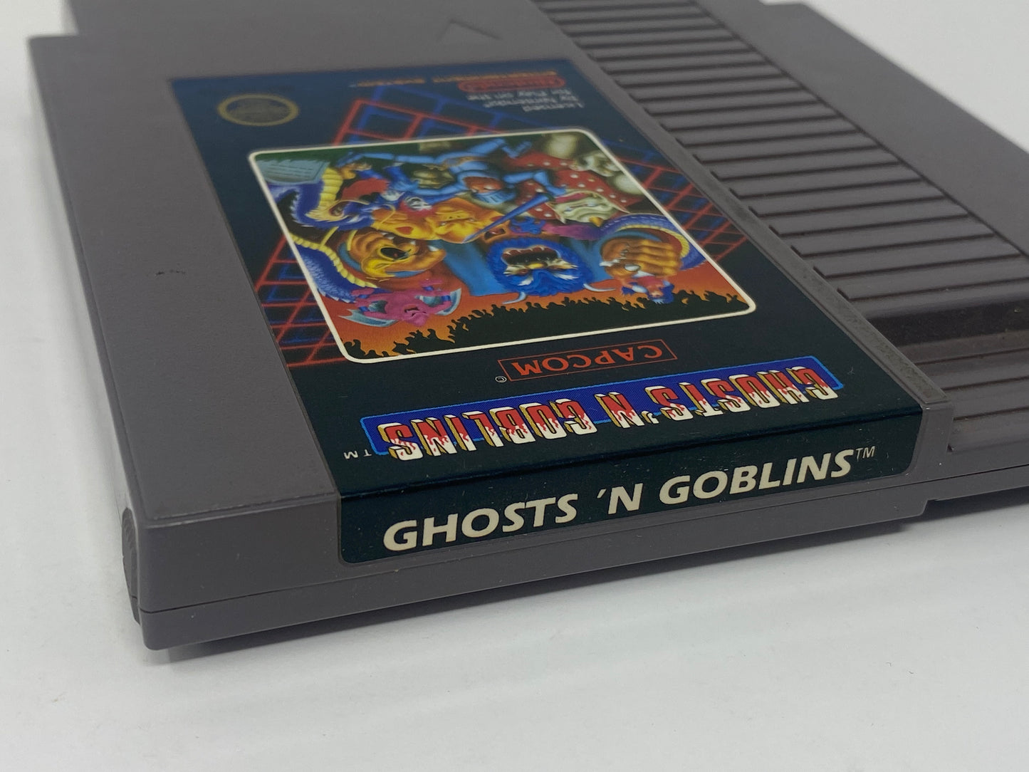 NES Nintendo - Ghosts n Goblins 5 Screw - CIB Complete in HangTab Box w/ Everything