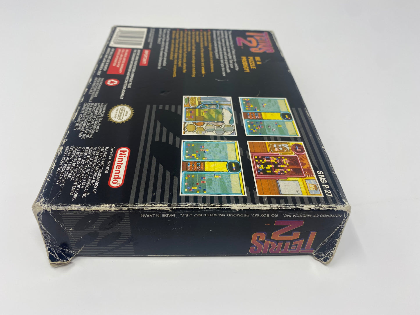 SNES Super Nintendo - Tetris 2 in Box