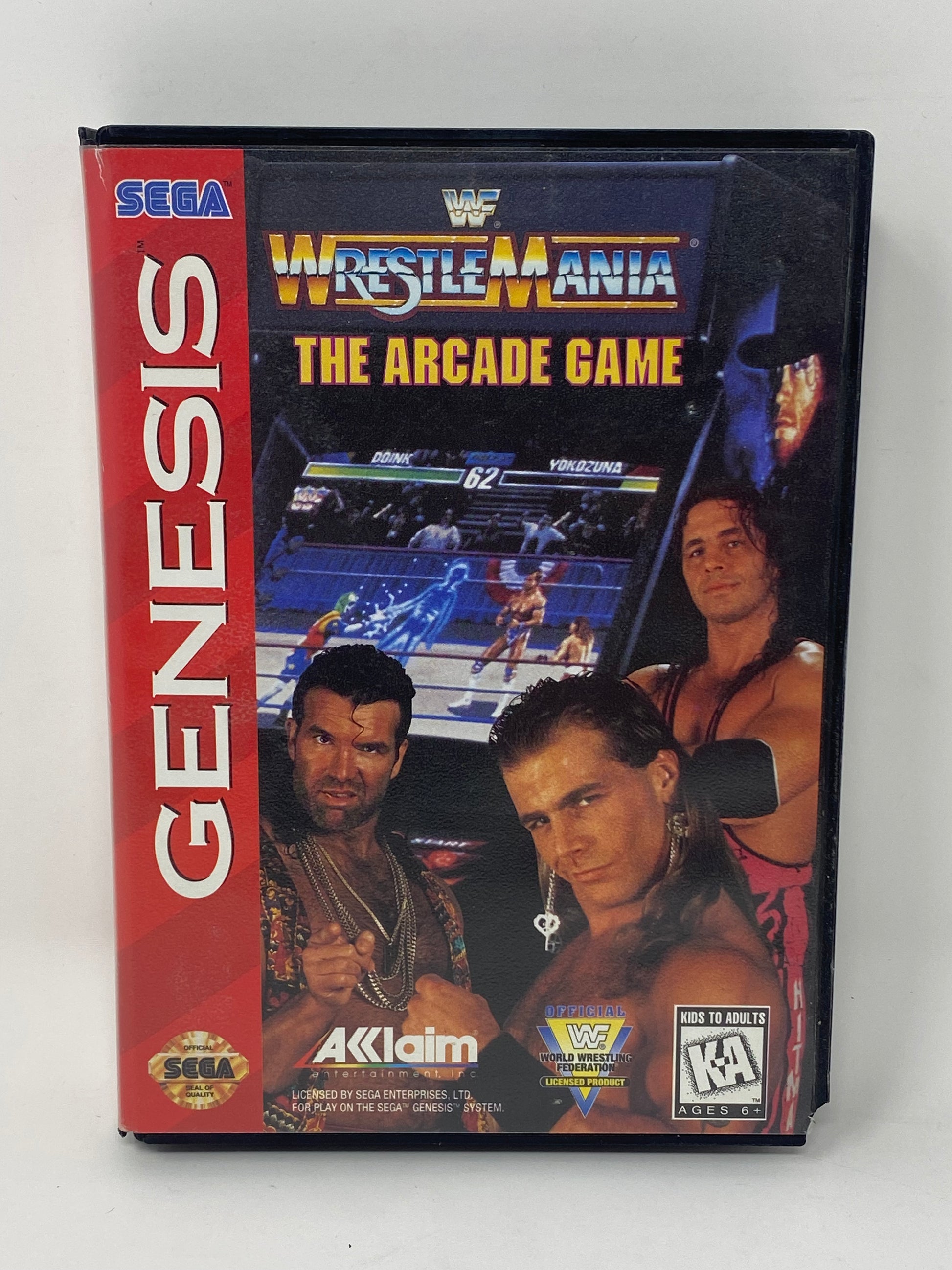 Sega Genesis - WWF Wrestlemania Arcade Game - Complete – The Generation X  of America