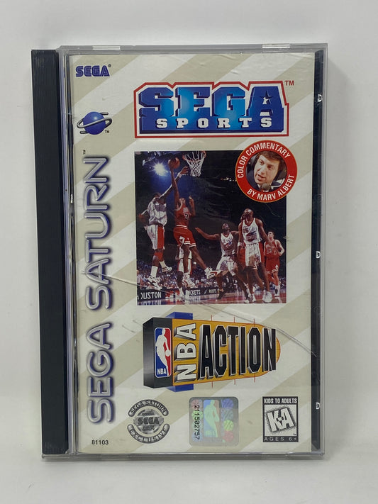 Sega Saturn - NBA Action Basketball