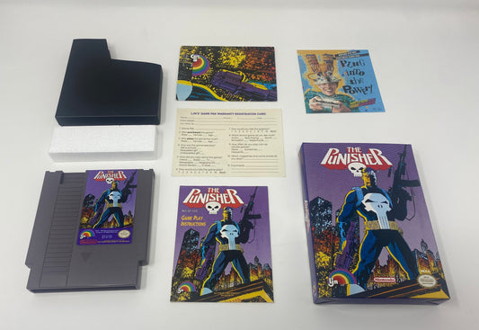NES Nintendo - The Punisher - CIB Complete w/ Everything All Inserts