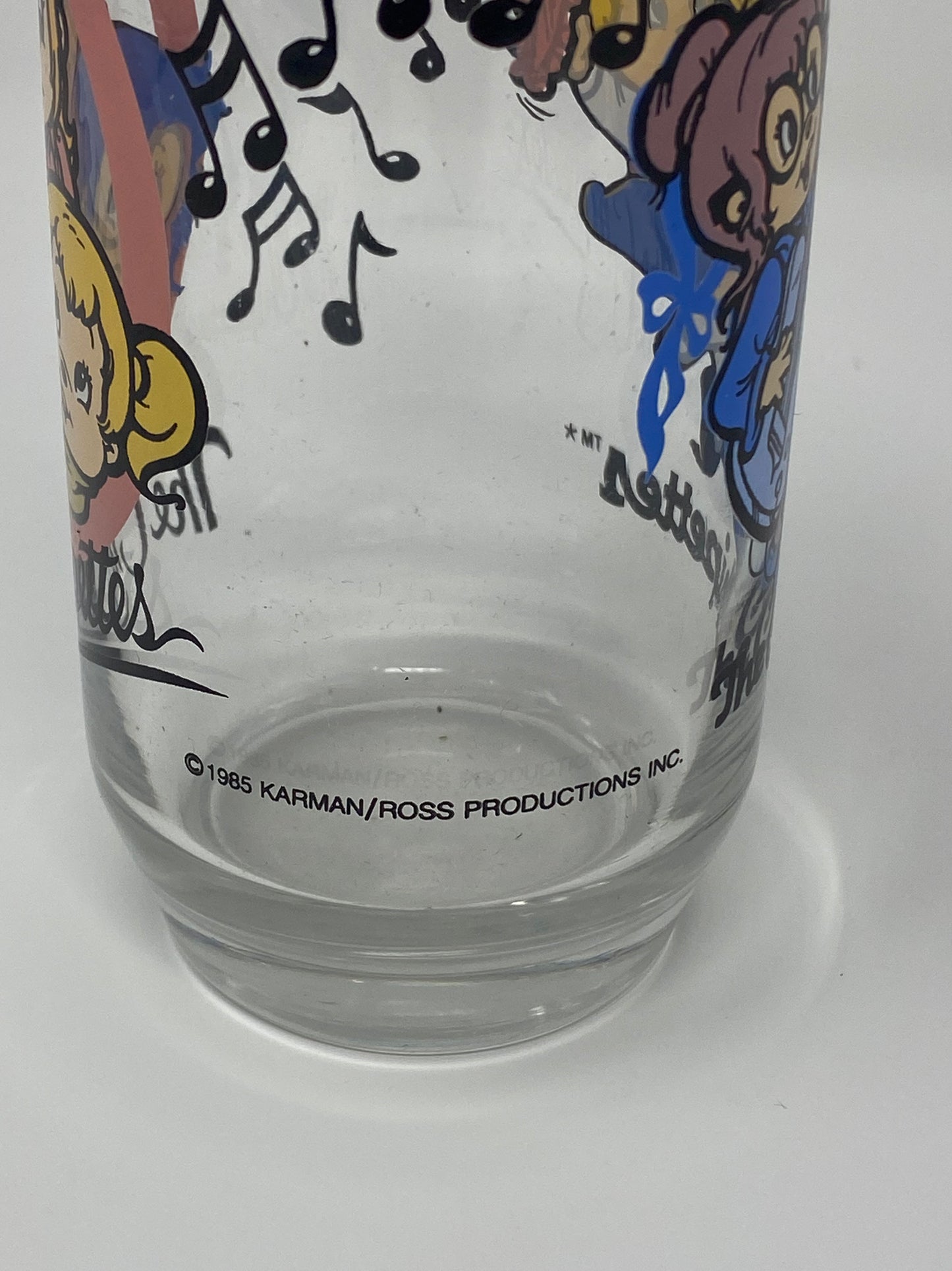 Vintage 1985 - Alvin and the Chipmunks Chippettes Glass