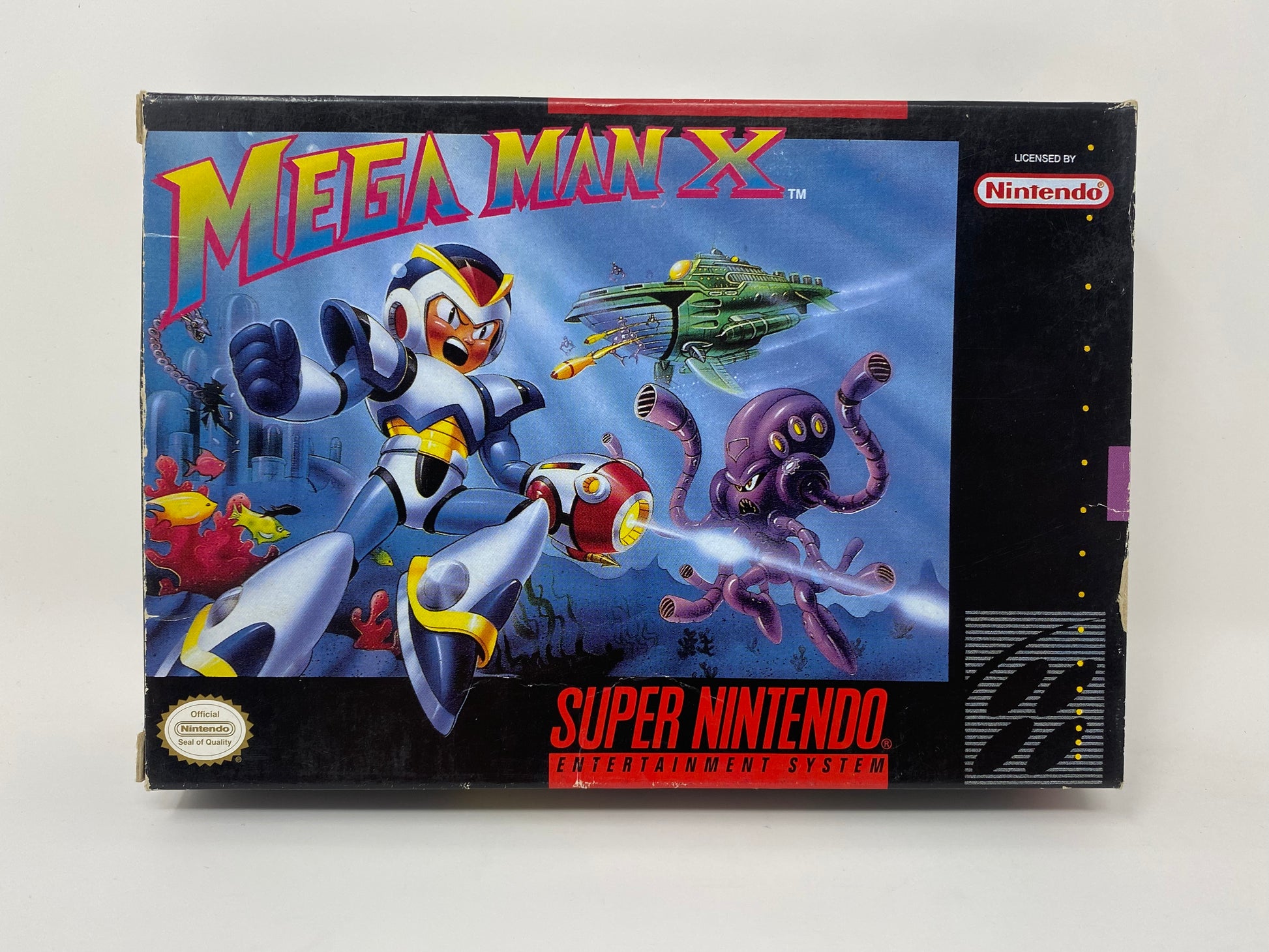 SNES Super Nintendo Mega Man X CIB Complete in Box The