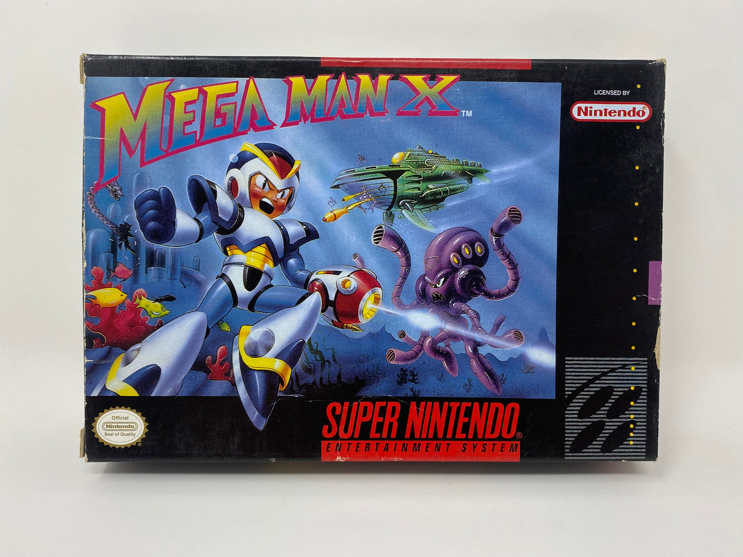 SNES Super Nintendo - Mega Man X - CIB Complete in Box