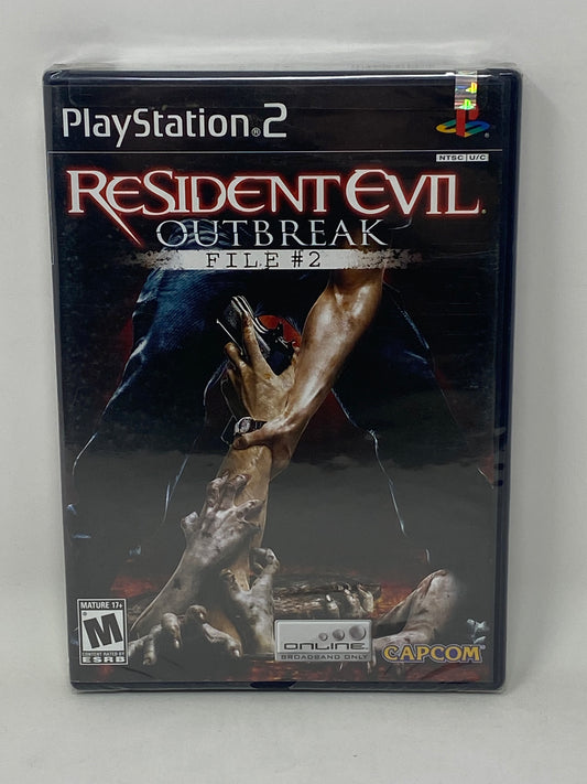 Sony PlayStation 2 PS2 - Resident Evil Outbreak File #2 - Brand New / Sealed