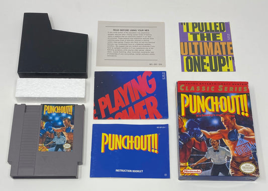 NES Nintendo - Punch Out - Classic Series - CIB Complete in Box