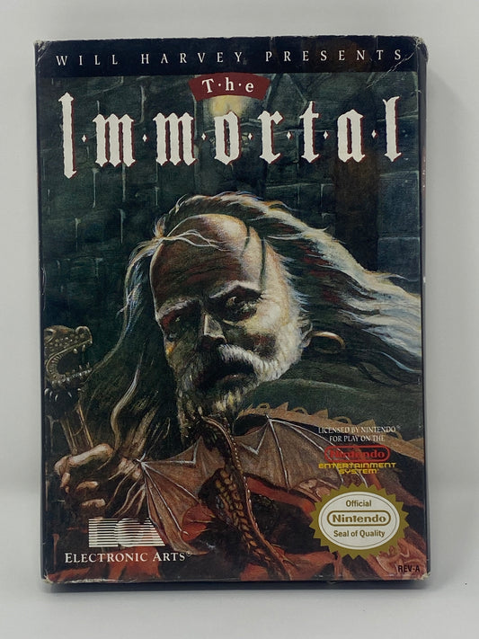 NES Nintendo - The Immortal - CIB - Complete w/ Box & Instructions