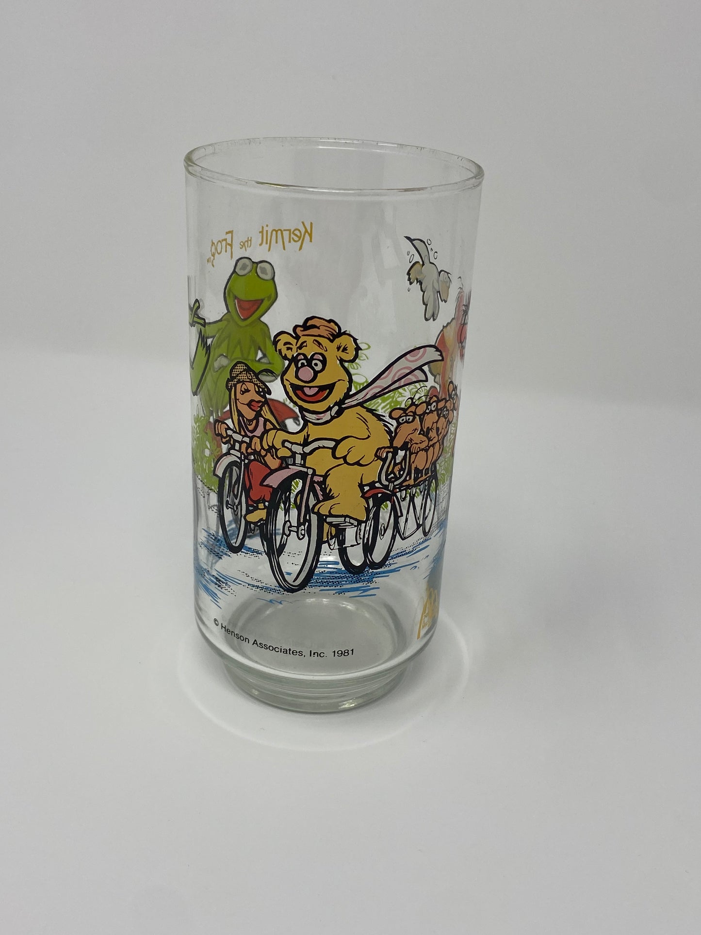 Vintage 1981 The Great Muppet Caper Kermit the Frog McDonalds Promo Glass.