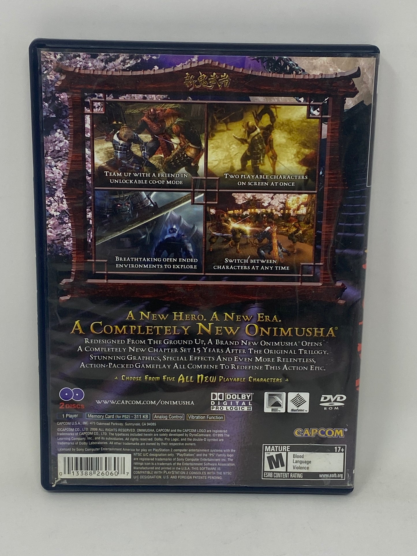 Sony PlayStation 2 PS2 - Onimusha Dawn of Dreams