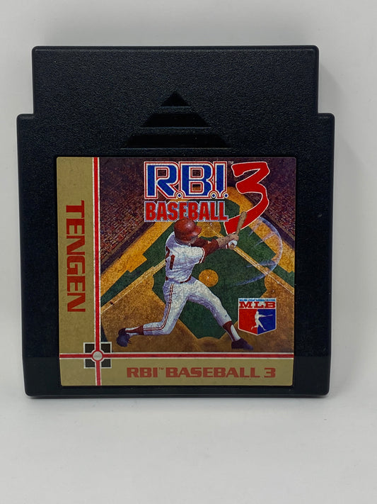 NES Nintendo - RBI Baseball 3 - Tengen Cart