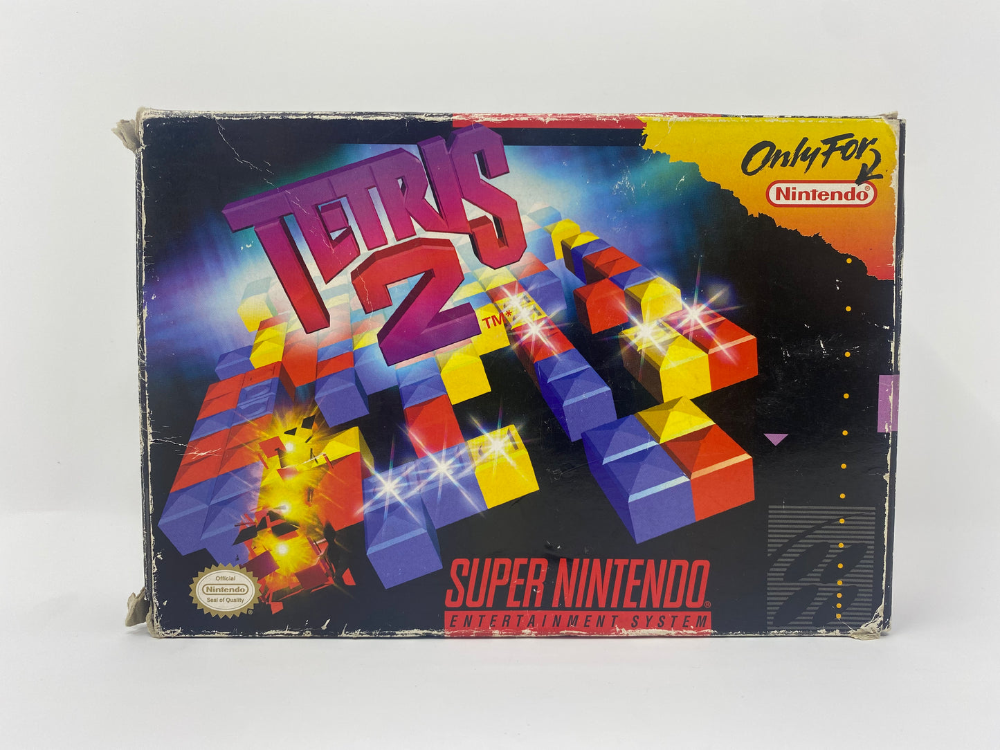 SNES Super Nintendo - Tetris 2 in Box