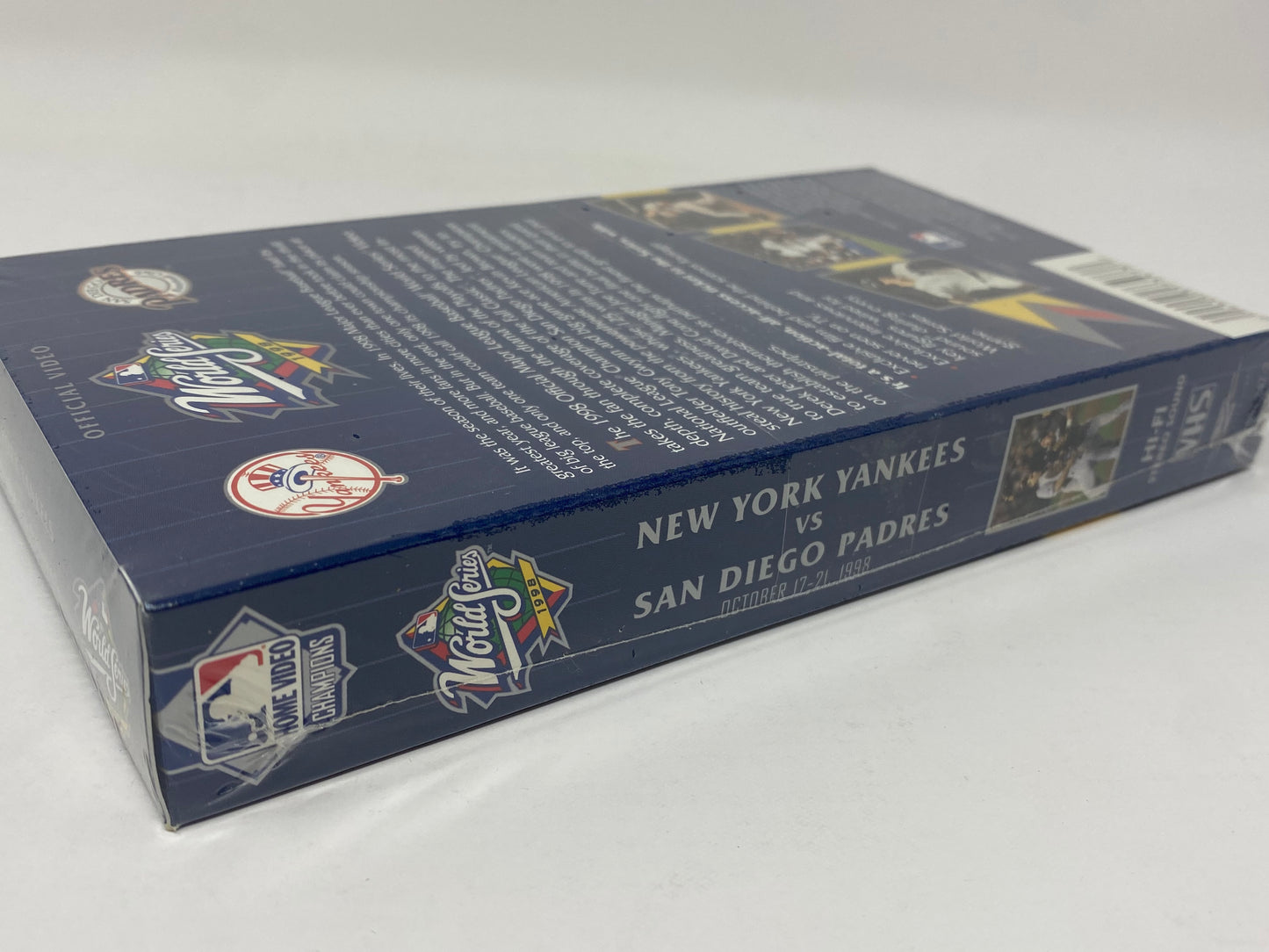 Brand New/Sealed - Official 1998 New York Yankees vs San Diego Padres World Series VHS Promo