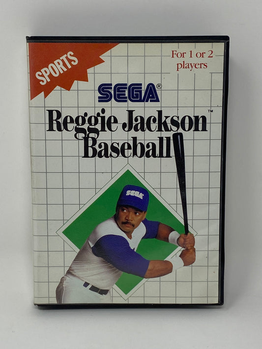 Sega Master System - Reggie Jackson Baseball CIB Complete w/ Box & Instructions