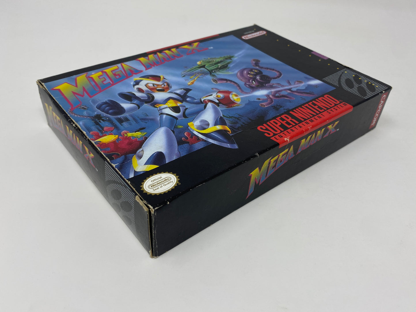 SNES Super Nintendo - Mega Man X - CIB Complete in Box