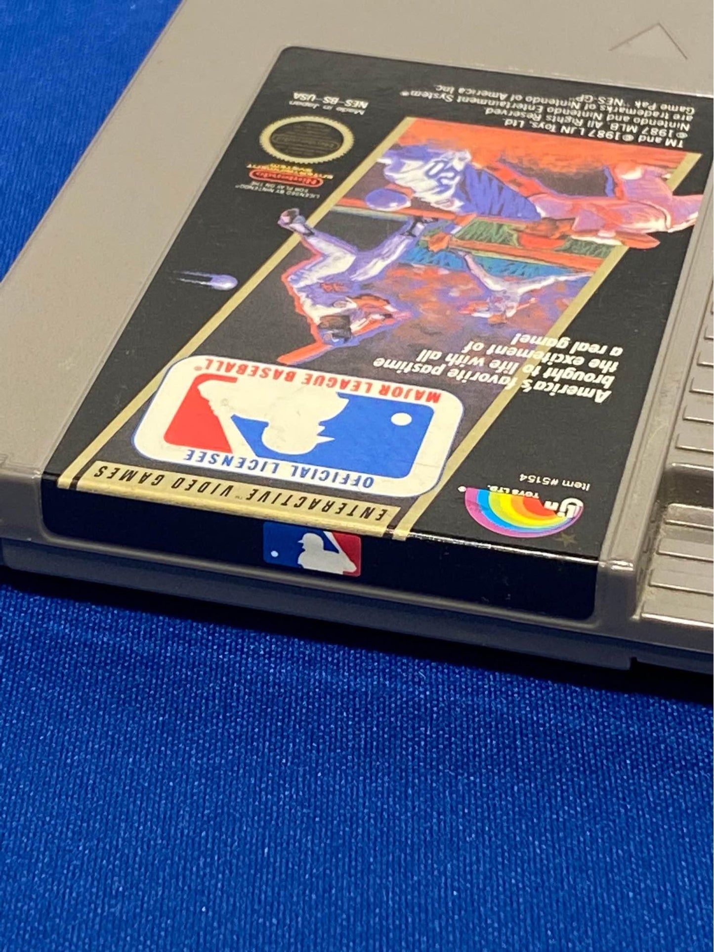 NES Nintendo - MLB Major League Baseball